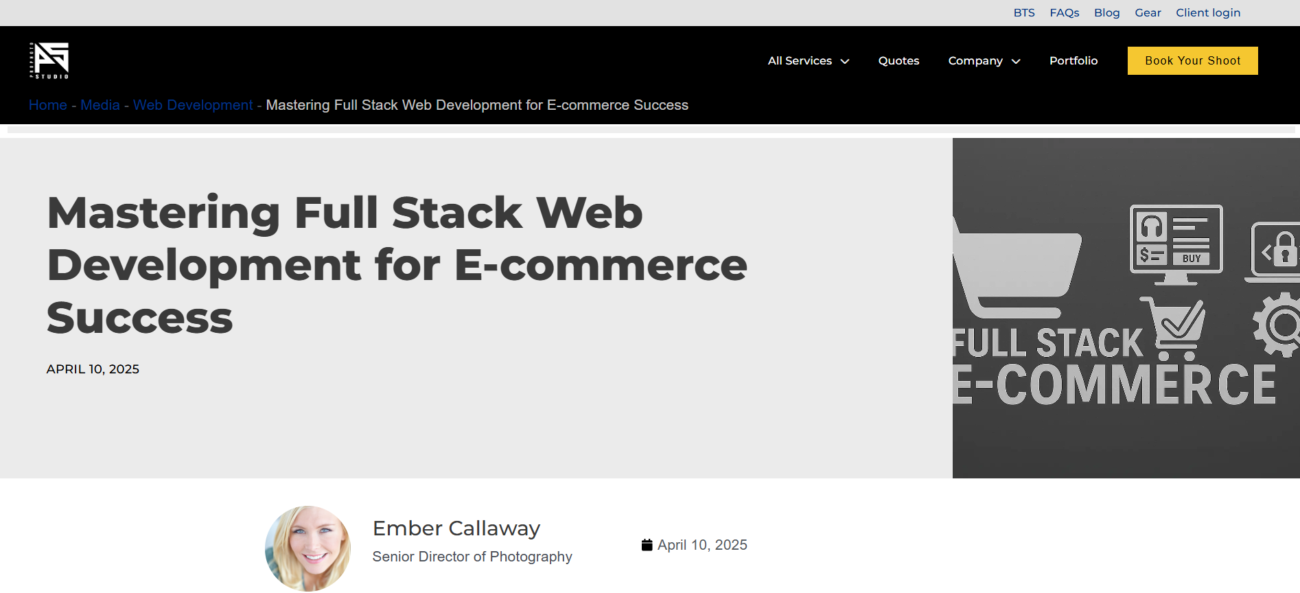 Mastering Full Stack Web Development for E-commerce Success