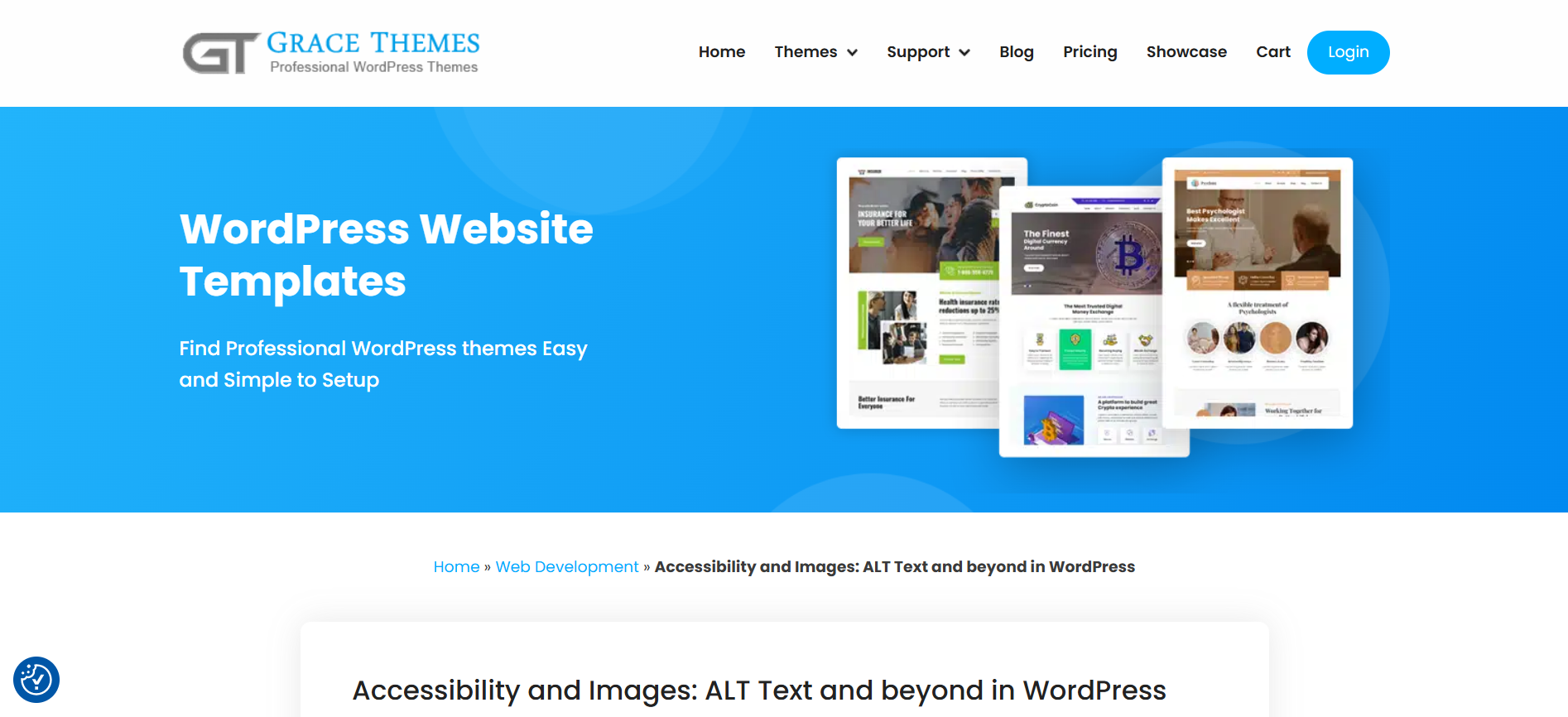 Accessibility and Images: ALT Text and beyond in WordPress